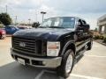 2008 Black Ford F350 Super Duty FX4 Crew Cab 4x4  photo #9