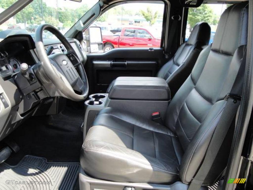 2008 F350 Super Duty FX4 Crew Cab 4x4 - Black / Black photo #12