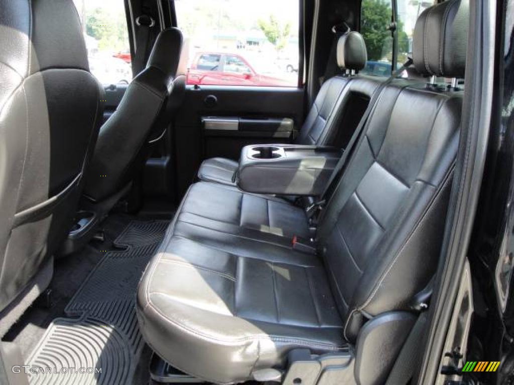 2008 F350 Super Duty FX4 Crew Cab 4x4 - Black / Black photo #14