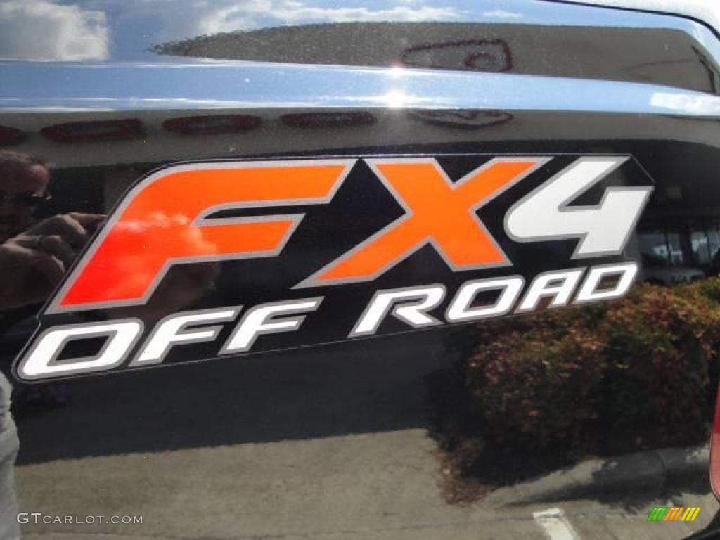 2008 F350 Super Duty FX4 Crew Cab 4x4 - Black / Black photo #35