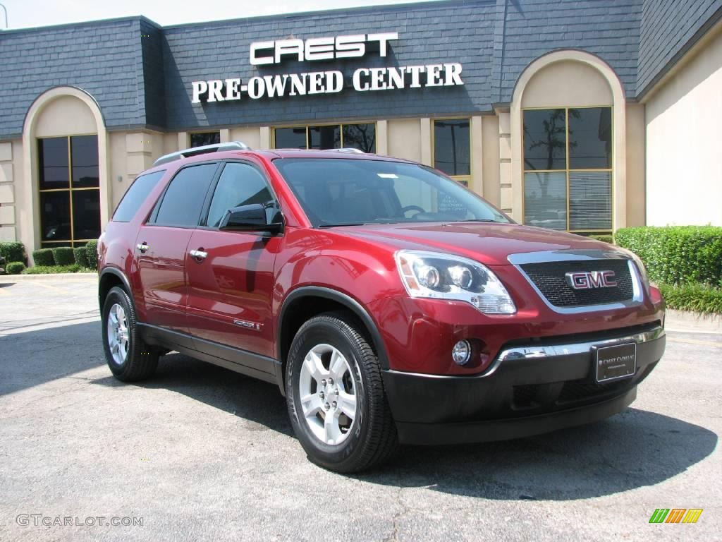 2007 Acadia SLE - Red Jewel Tintcoat / Titanium photo #1