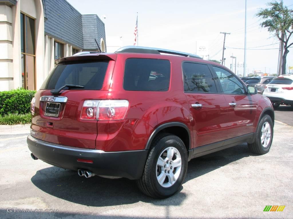 2007 Acadia SLE - Red Jewel Tintcoat / Titanium photo #6