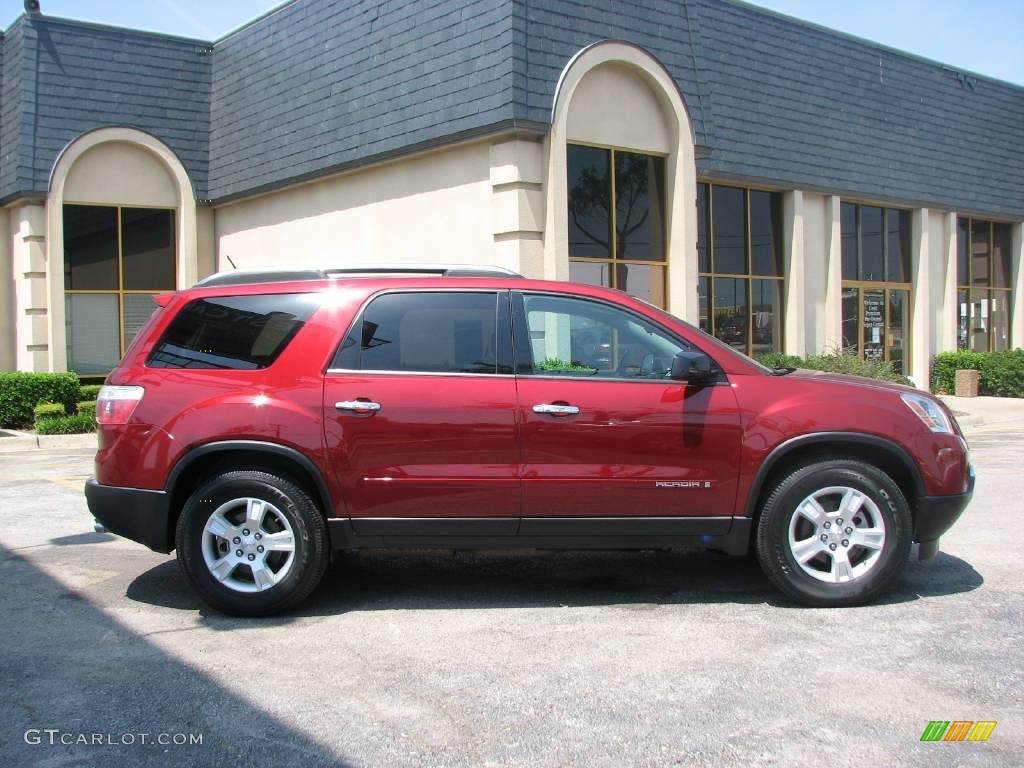 2007 Acadia SLE - Red Jewel Tintcoat / Titanium photo #7