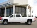 2008 Summit White Chevrolet Silverado 3500HD LTZ Crew Cab 4x4  photo #1
