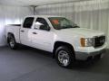 2008 Summit White GMC Sierra 1500 SLE Crew Cab 4x4  photo #1