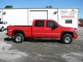 2006 Fire Red GMC Sierra 2500HD SLT Crew Cab 4x4  photo #2