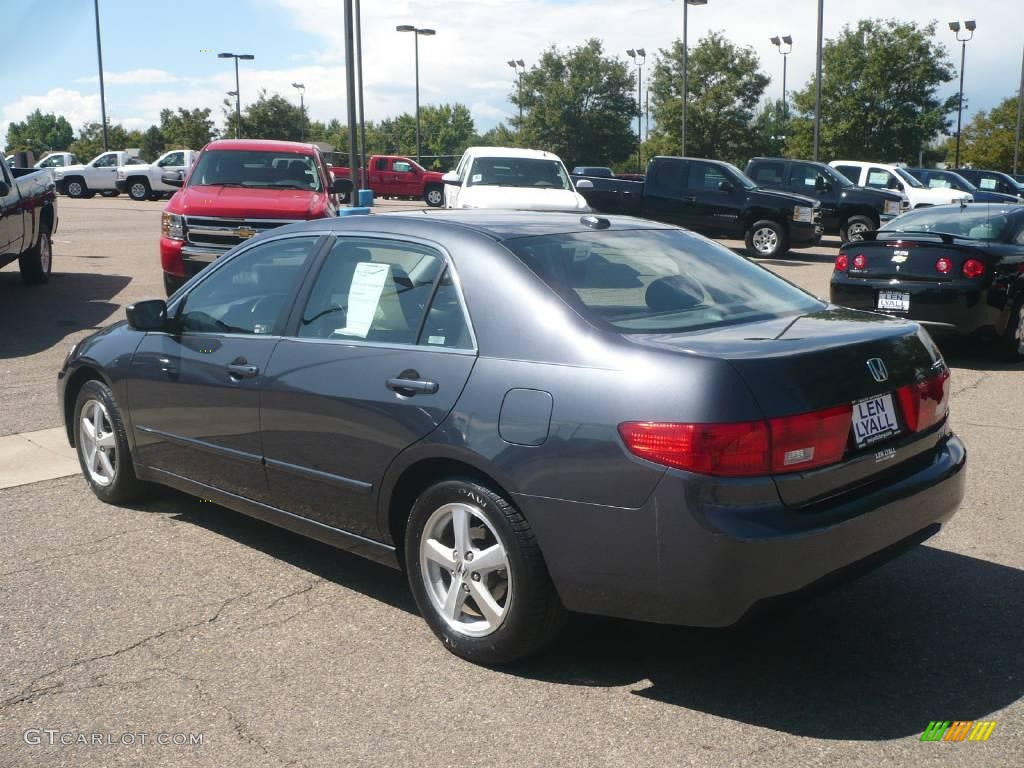 2005 Accord EX-L Sedan - Graphite Pearl / Black photo #4