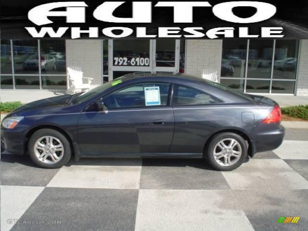 2006 Accord EX Coupe - Graphite Pearl / Black photo #1