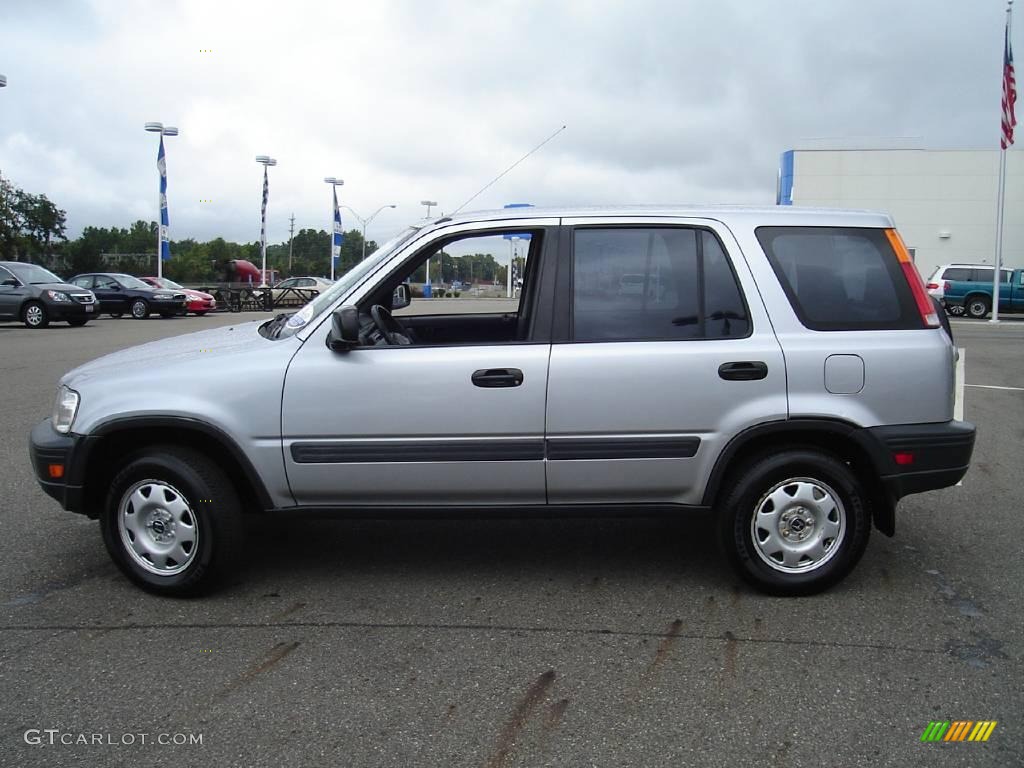 2001 CR-V LX 4WD - Satin Silver Metallic / Dark Gray photo #2