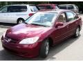 2004 Radiant Ruby Pearl Honda Civic EX Sedan  photo #1