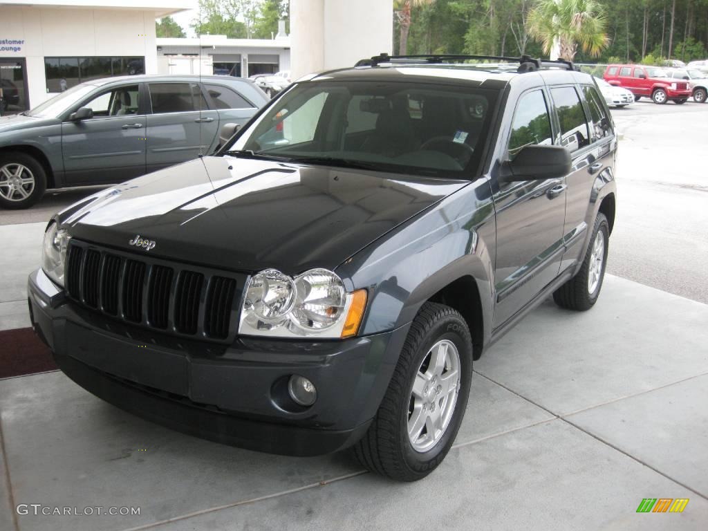 2007 Grand Cherokee Laredo - Steel Blue Metallic / Medium Slate Gray photo #1