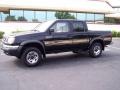 2000 Super Black Nissan Frontier XE Crew Cab  photo #2