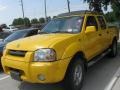 2001 Solar Yellow Nissan Frontier SE V6 Crew Cab  photo #1