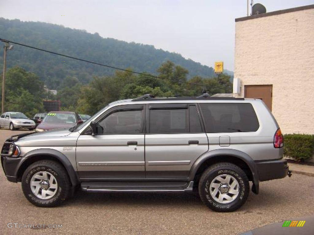 2000 Montero Sport XLS 4x4 - Seattle Silver Metallic / Gray photo #5