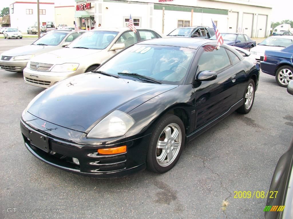 2001 Eclipse GT Coupe - Kalapana Black / Beige photo #1