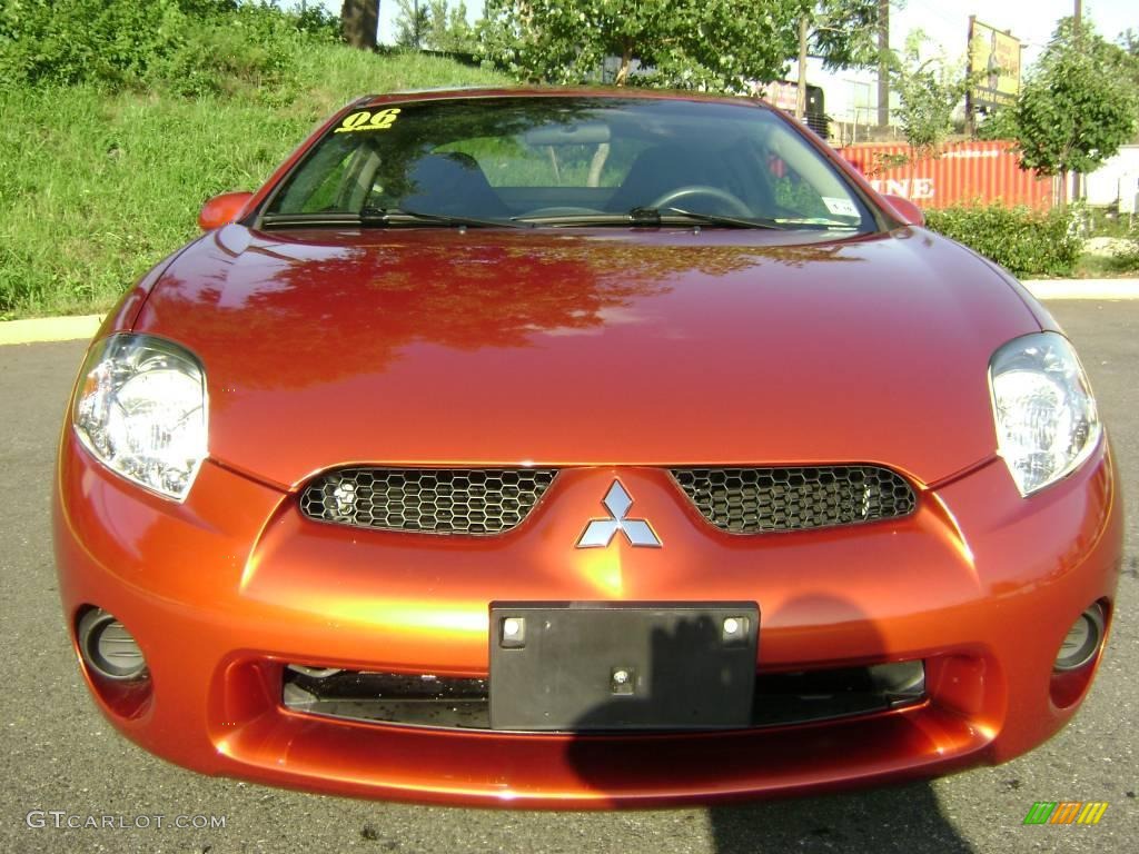 2006 Eclipse GS Coupe - Sunset Orange Pearlescent / Dark Charcoal photo #1