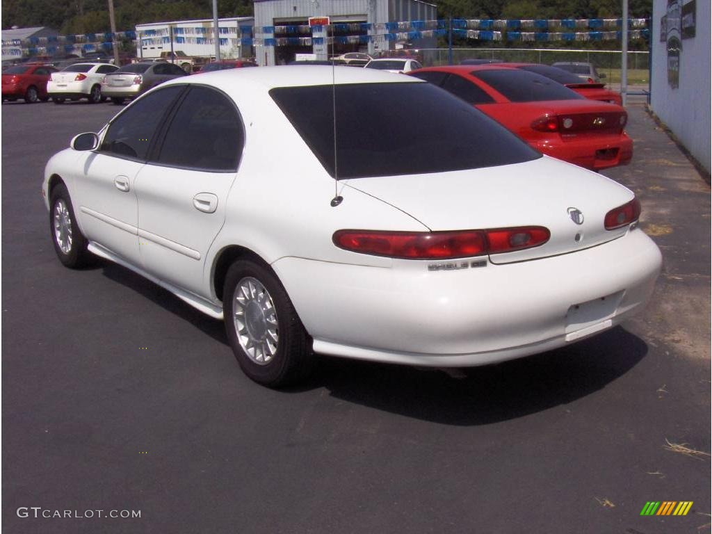 1999 Sable GS Sedan - Vibrant White / Medium Graphite photo #2