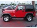 2006 Flame Red Jeep Wrangler Sport 4x4 Right Hand Drive  photo #2