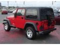 2006 Flame Red Jeep Wrangler Sport 4x4 Right Hand Drive  photo #3