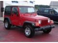 2006 Flame Red Jeep Wrangler Sport 4x4 Right Hand Drive  photo #7