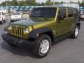 Rescue Green Metallic 2007 Jeep Wrangler Unlimited X