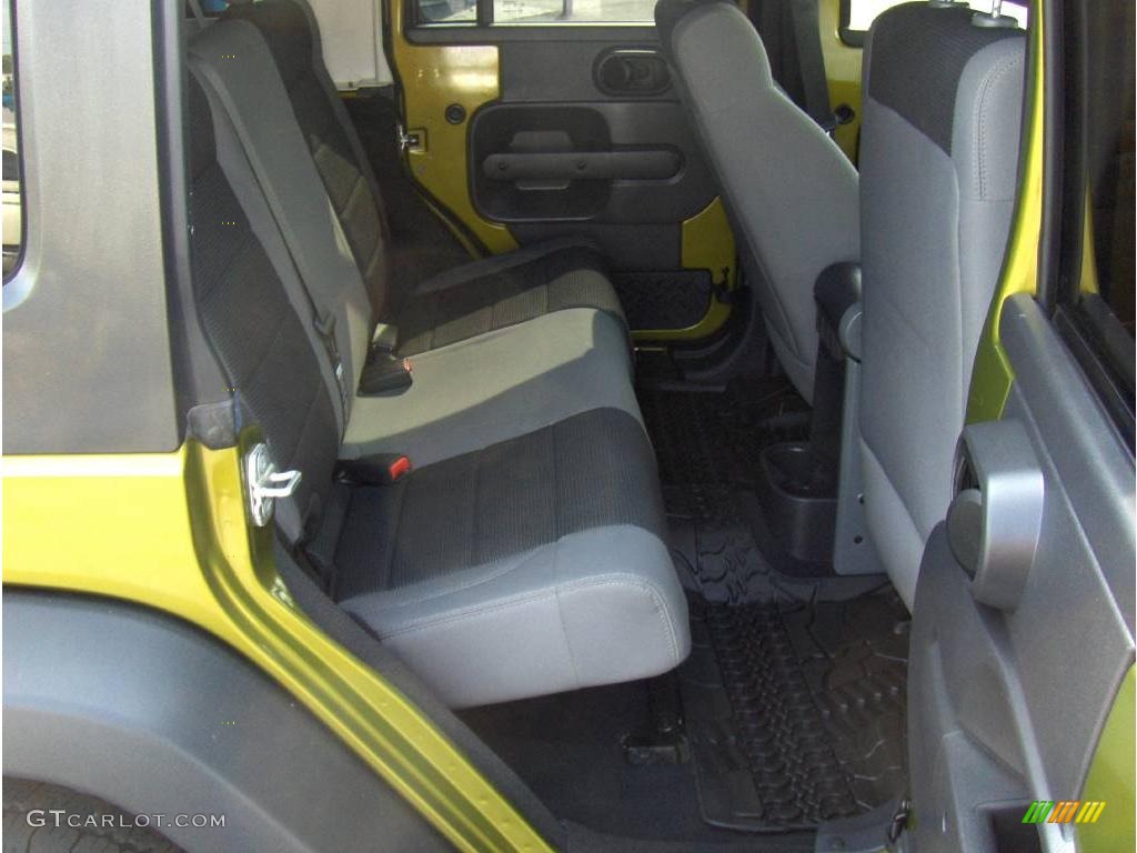 2007 Wrangler Unlimited X - Rescue Green Metallic / Dark Slate Gray/Medium Slate Gray photo #7