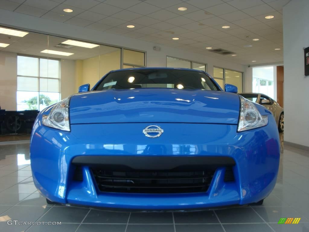 2009 370Z Coupe - Monterey Blue / Black Cloth photo #5