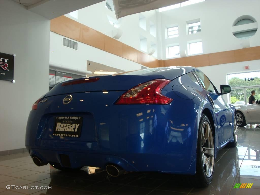 2009 370Z Coupe - Monterey Blue / Black Cloth photo #10