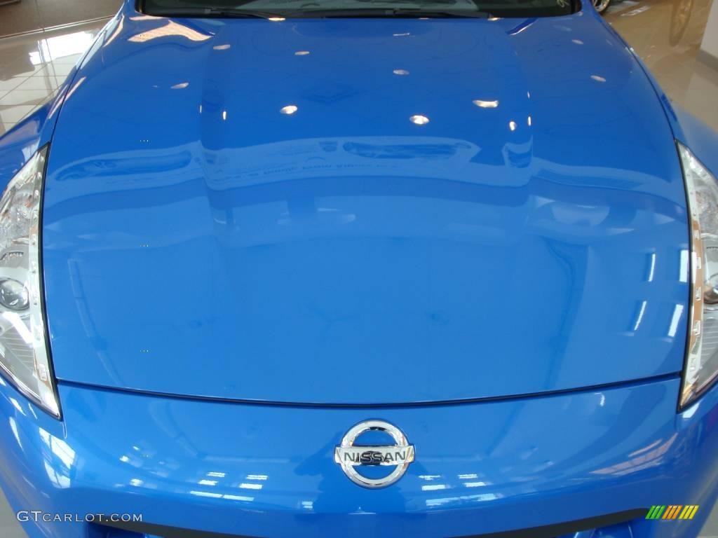 2009 370Z Coupe - Monterey Blue / Black Cloth photo #15