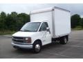 2002 Summit White Chevrolet Express Cutaway 3500 Commercial Moving Van  photo #2