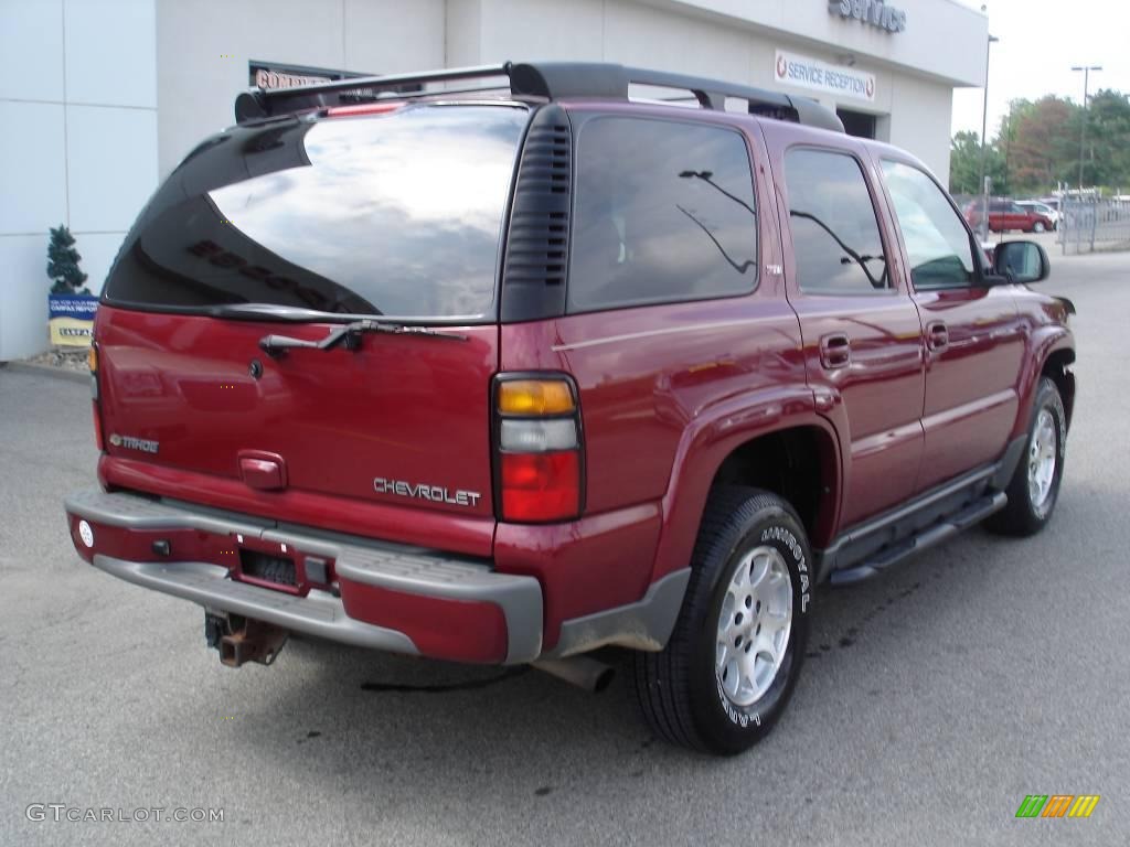 2005 Tahoe Z71 4x4 - Sport Red Metallic / Tan/Neutral photo #2