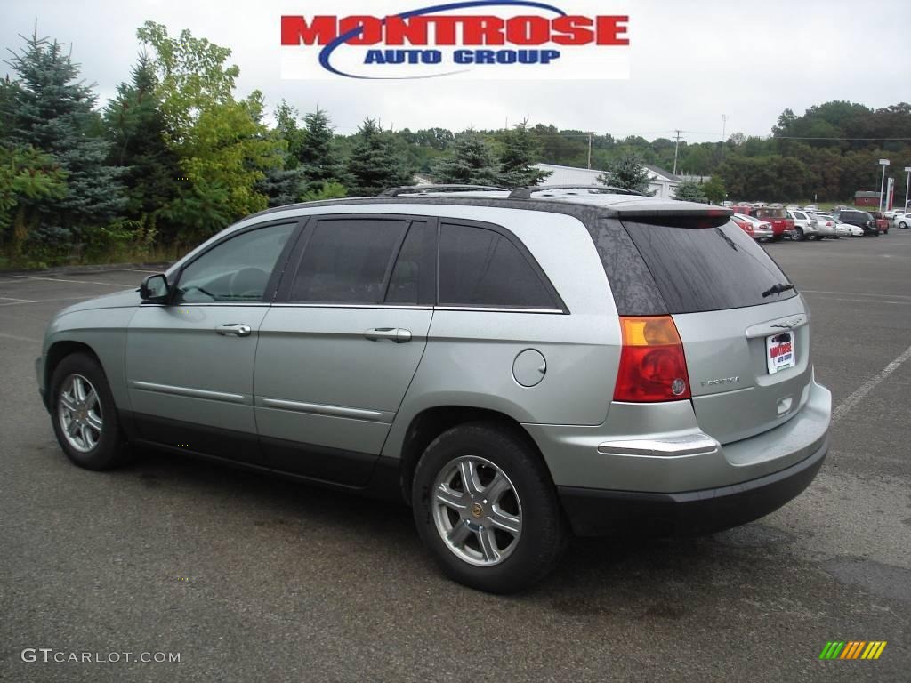 2004 Pacifica AWD - Satin Jade Green Pearl / Deep Jade/Light Taupe photo #6