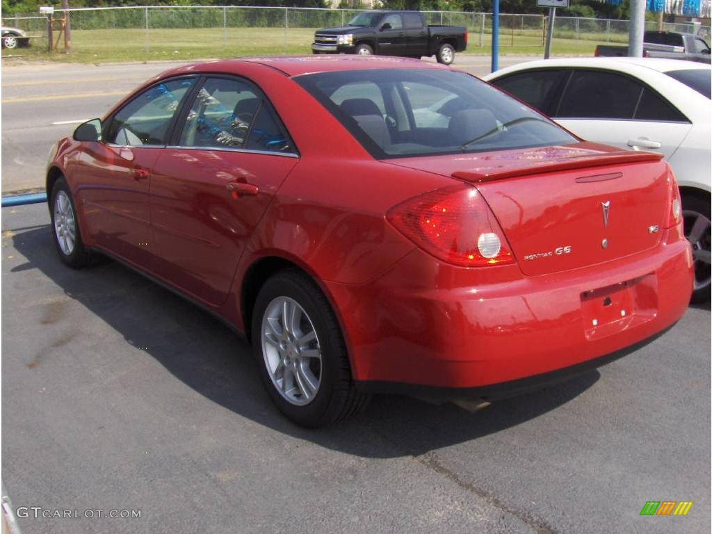 2006 G6 V6 Sedan - Crimson Red / Ebony photo #2