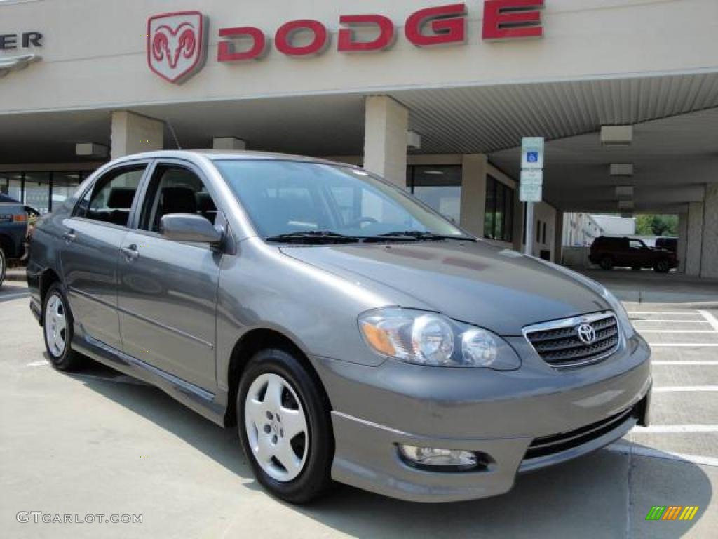 2006 Corolla S - Phantom Gray Pearl / Dark Charcoal photo #1