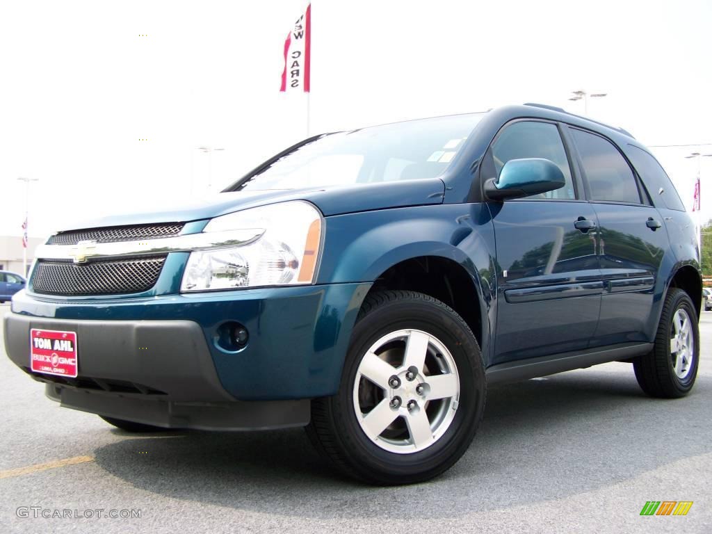 2006 Equinox LT - Bermuda Green Metallic / Light Gray photo #5