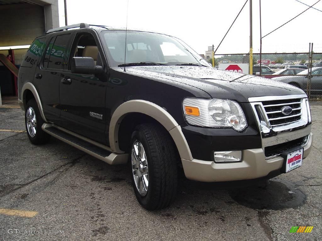 2006 Explorer Eddie Bauer 4x4 - Black / Camel photo #7