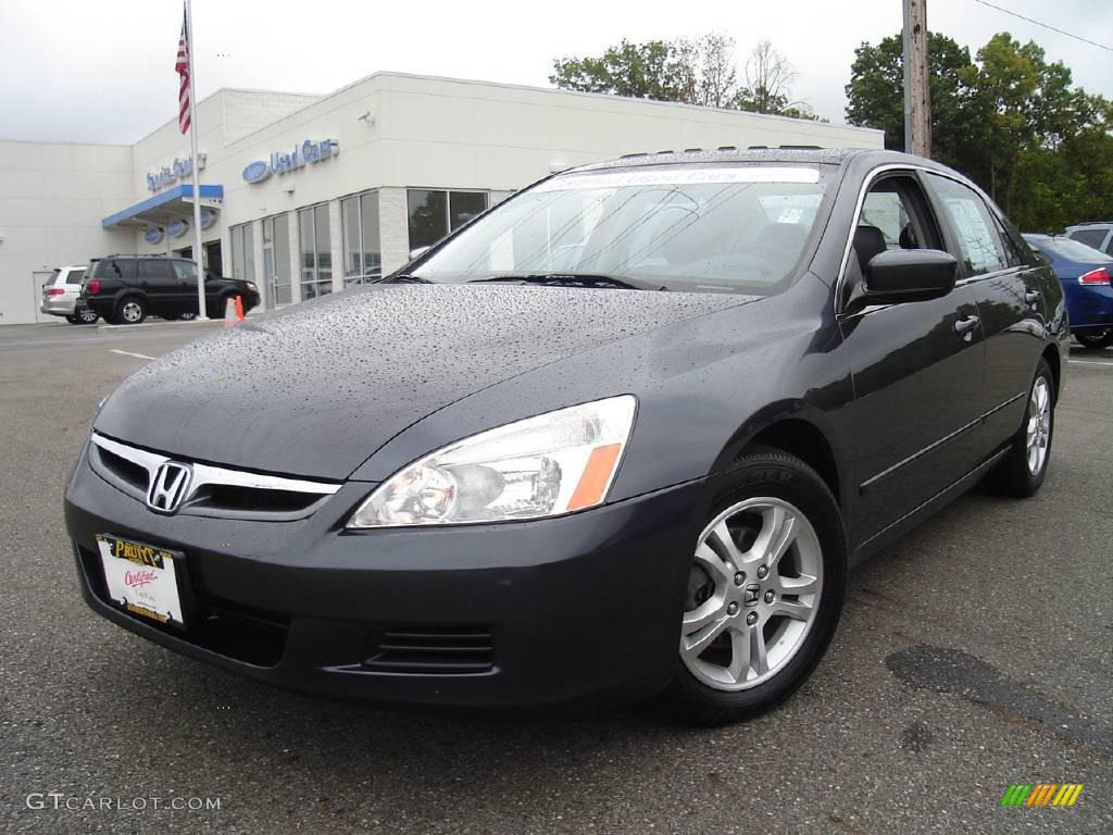 2006 Accord EX-L Sedan - Graphite Pearl / Gray photo #1