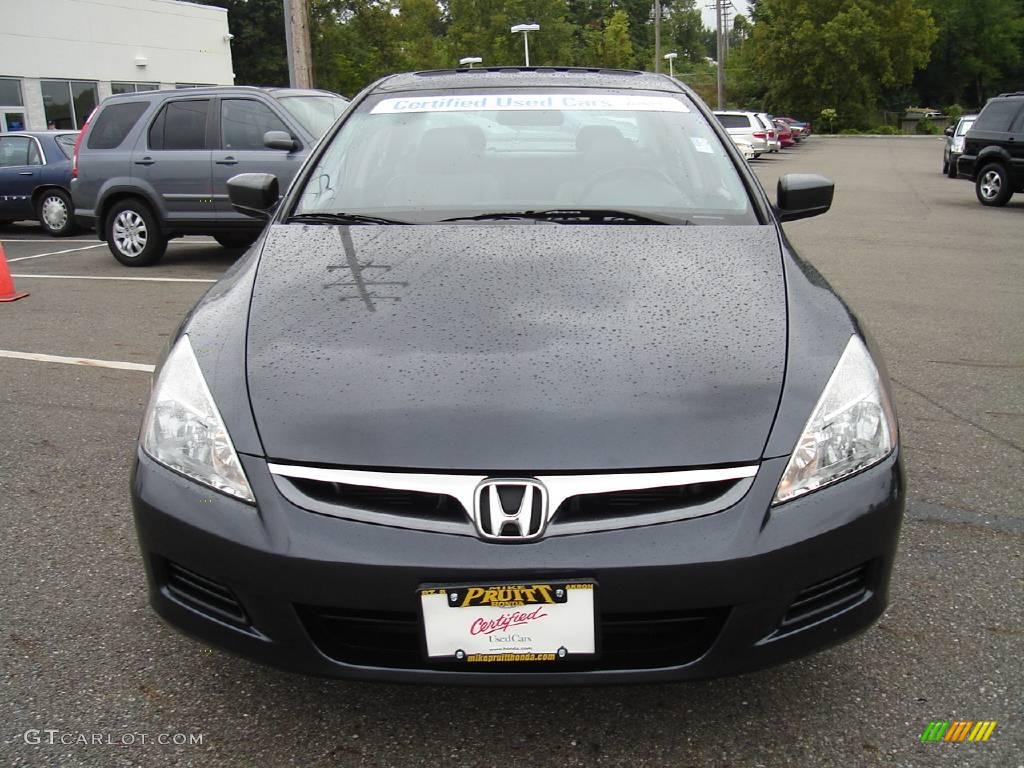 2006 Accord EX-L Sedan - Graphite Pearl / Gray photo #8