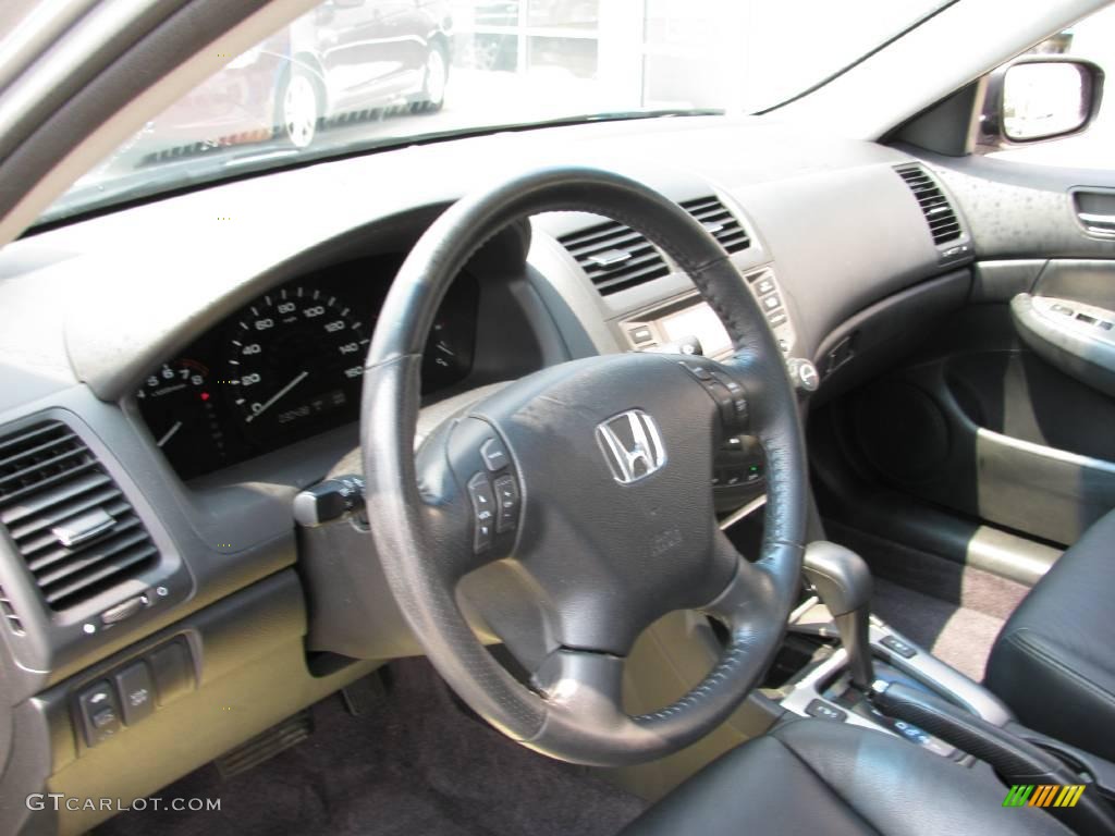 2006 Accord EX-L V6 Sedan - Alabaster Silver Metallic / Black photo #10