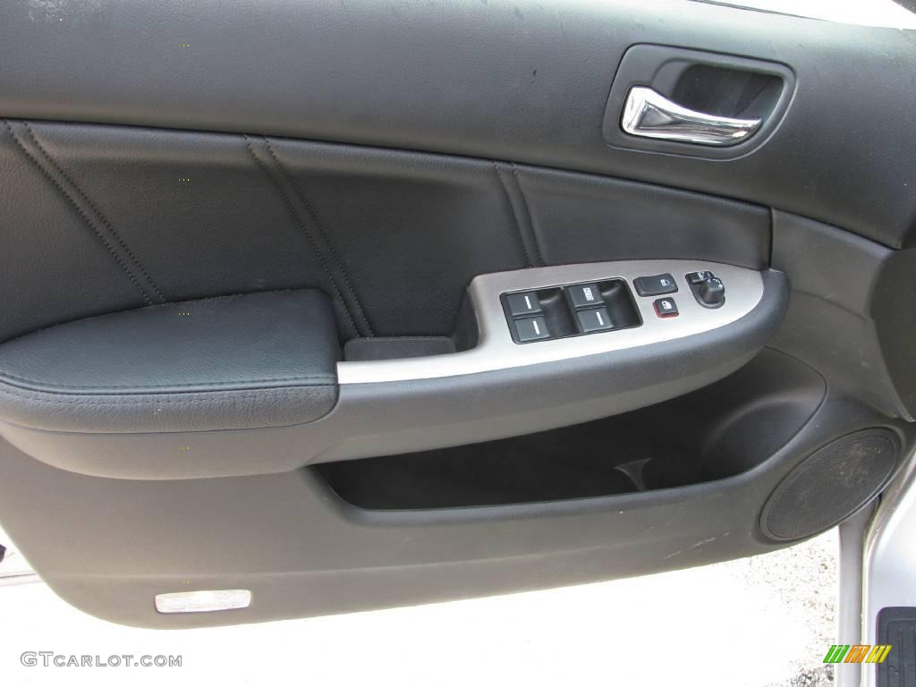 2006 Accord EX-L V6 Sedan - Alabaster Silver Metallic / Black photo #11