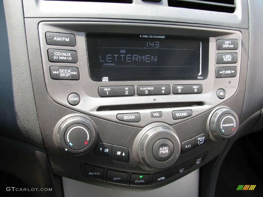 2006 Accord EX-L V6 Sedan - Alabaster Silver Metallic / Black photo #13