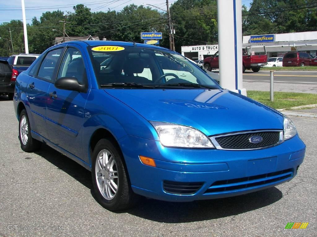 Aqua Blue Metallic Ford Focus