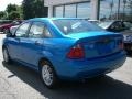 2007 Aqua Blue Metallic Ford Focus ZX4 SE Sedan  photo #3