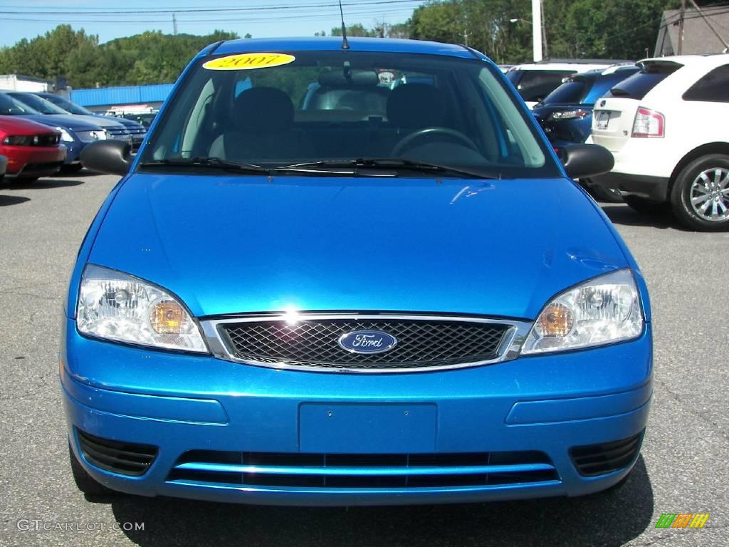 Aqua Blue Metallic 2007 Ford Focus ZX4 SE Sedan Exterior Photo #16947882