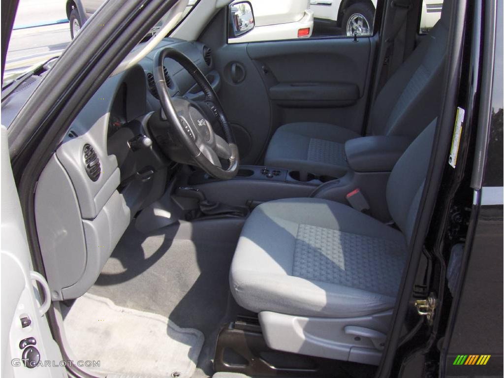 2006 Liberty Sport 4x4 - Black / Medium Slate Gray photo #5
