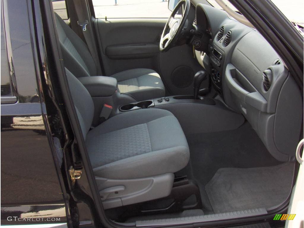 2006 Liberty Sport 4x4 - Black / Medium Slate Gray photo #6