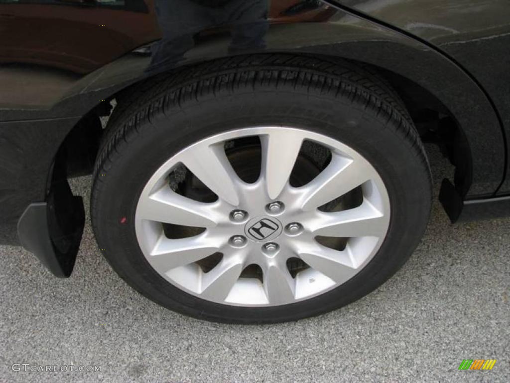 2007 Accord EX-L Sedan - Nighthawk Black Pearl / Black photo #6