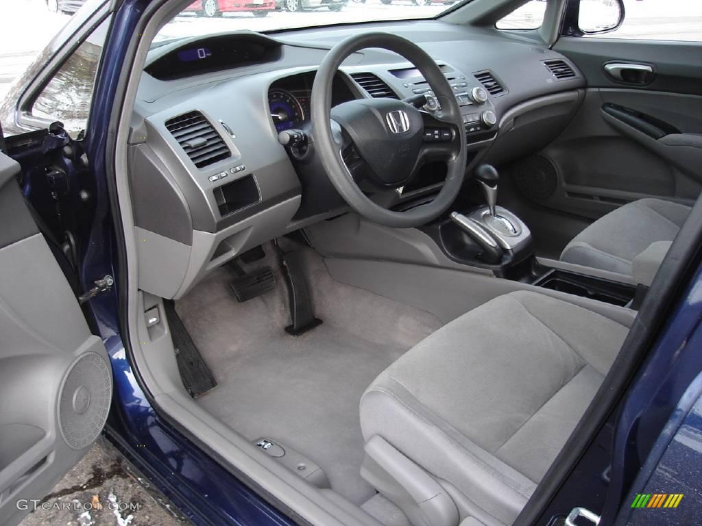 2006 Civic LX Sedan - Royal Blue Pearl / Gray photo #20