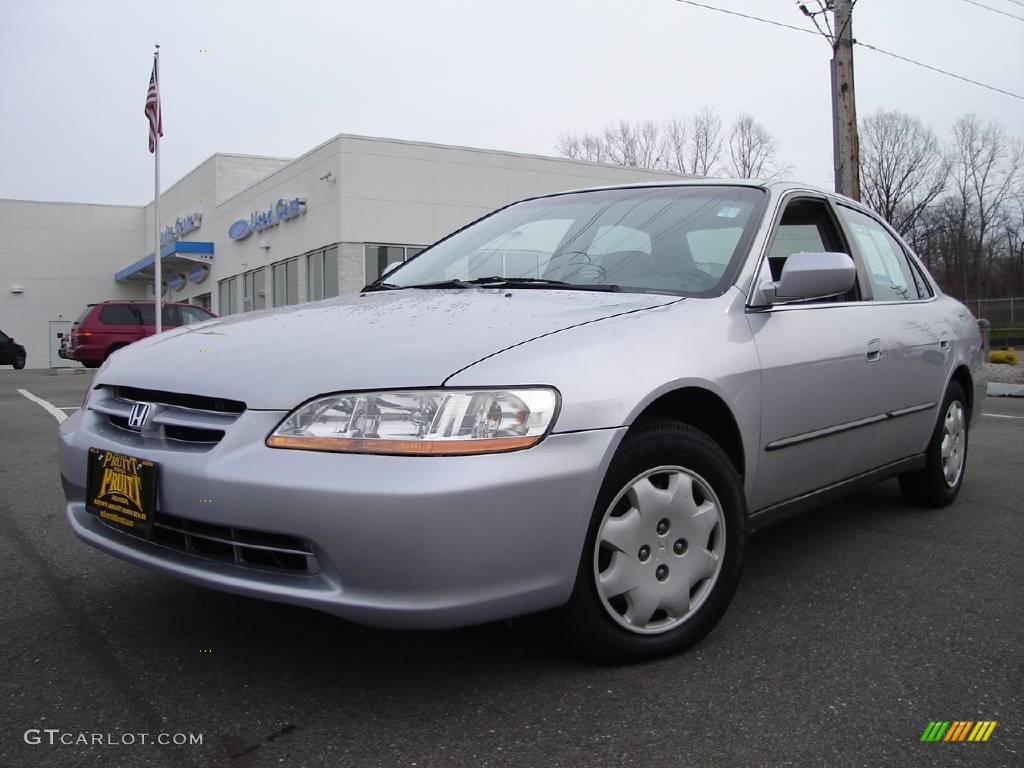 2000 Accord LX Sedan - Satin Silver Metallic / Quartz photo #1