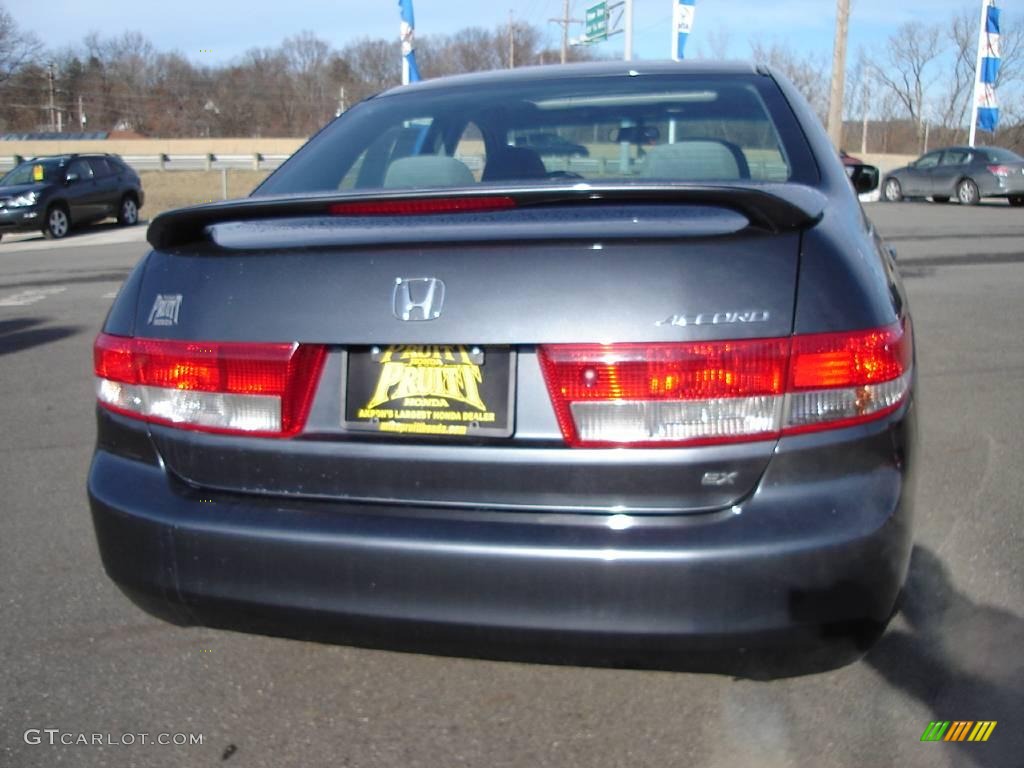 2003 Accord EX Sedan - Graphite Pearl / Gray photo #4